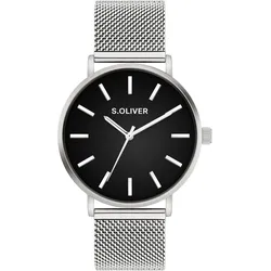 s.Oliver Armbanduhr - Basic Mesh