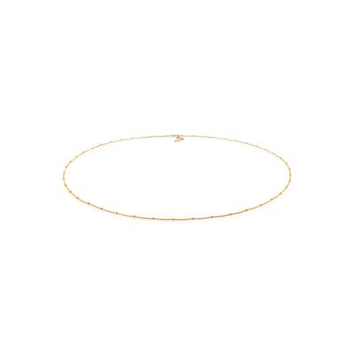 Bauchketten und Fußketten Set ELLI "Schmuckzubehör Bauchkette Bikinikette Kuegelkette 925 Silber" Gr. 75, gold, Schmuck_Sets, Damen, 75