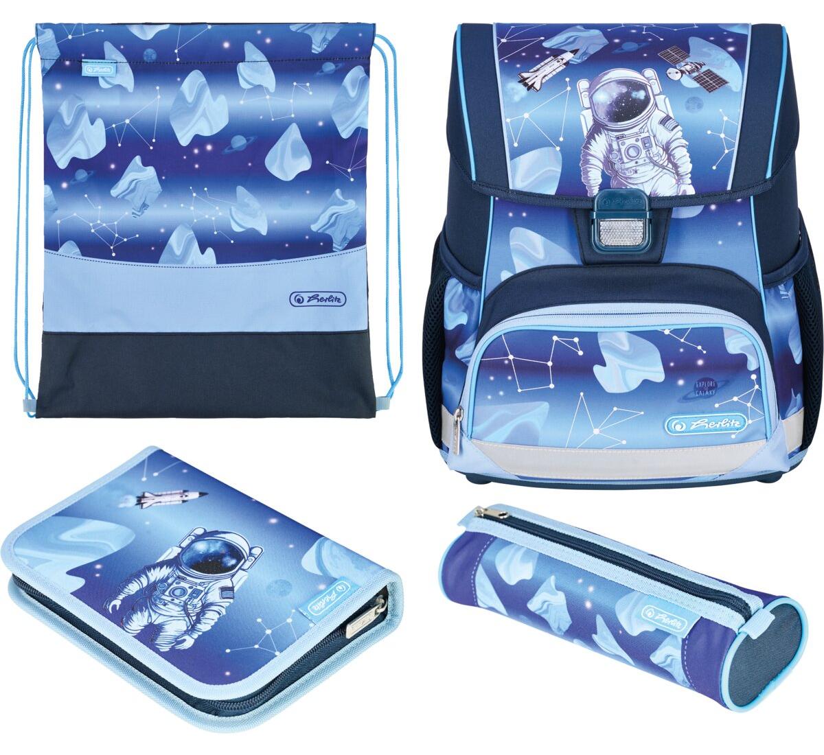 Schulranzen Loop Plus Polyesther 310x390x220mm Cosmic Explorer Packung mit 4 Stück