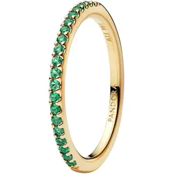 Pandora 162999C03 Damen-Ring Funkelndes Grün Halber Ewigkeits-Ring, 50/15,9