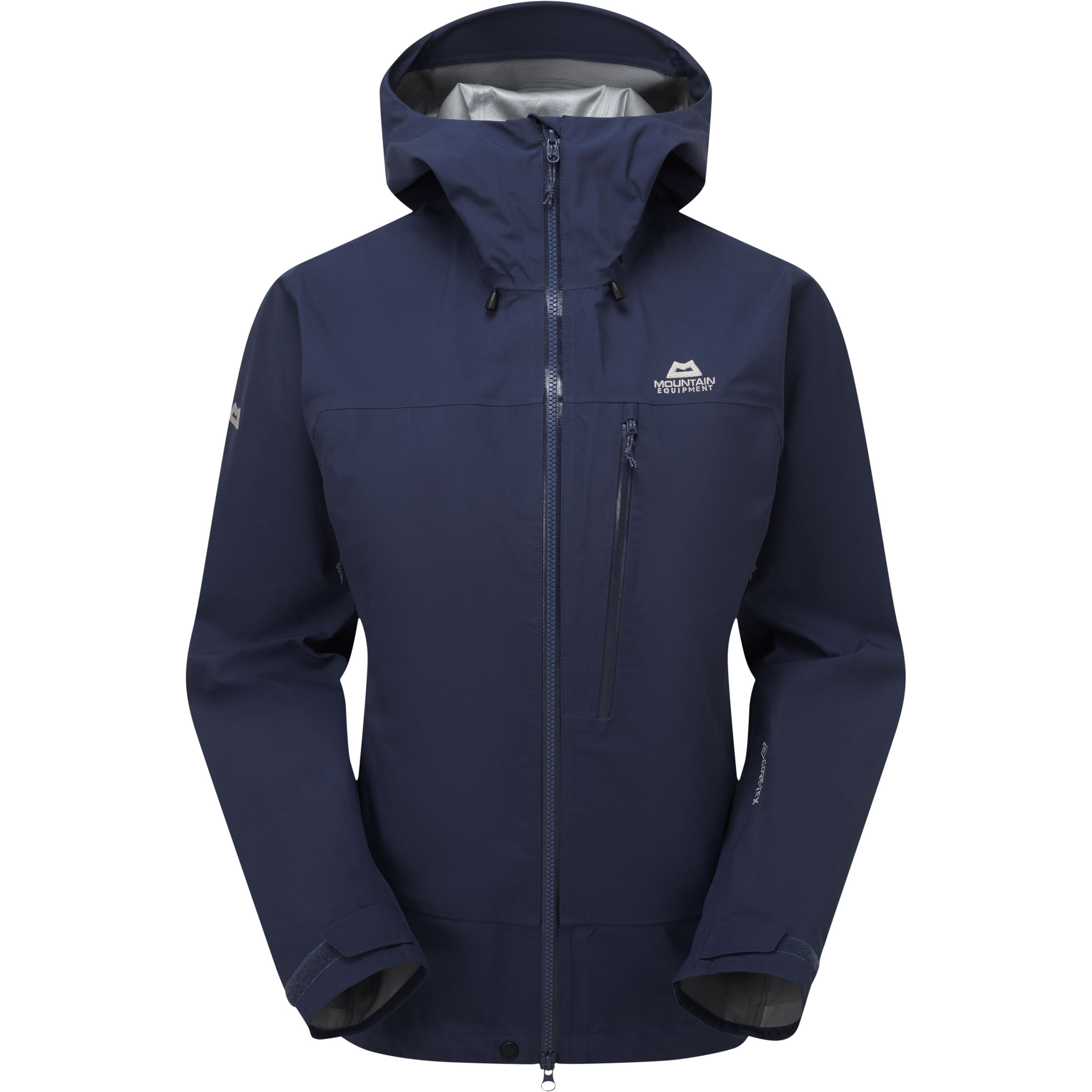 Mountain Equipment Makalu Damen Regenjacke blau Größe S Trekking Wasserabweisend