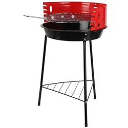 WellHome - 3-Bein-Grill mit schwarzem Chromgrill 32x33x55cm