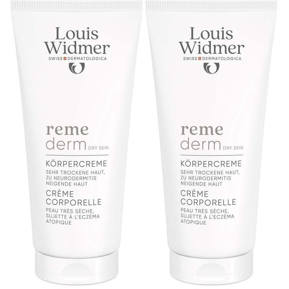 Widmer Remederm dry Skin Körpercreme o.P. 2x 2x200 ml Creme