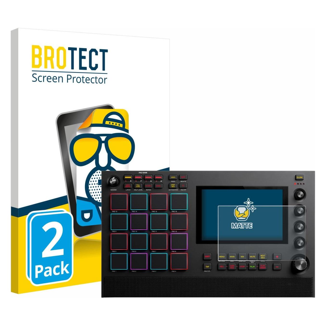 Brotect Entspiegelungsfolie für Akai MPC Live III Displayschutz Displayschutzfolie Folie Matt (1961518)