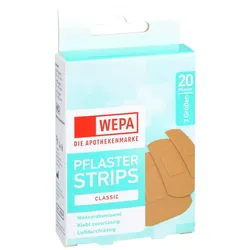 Wepa Pflasterstrips Classic wasserabweis.3 Größenn