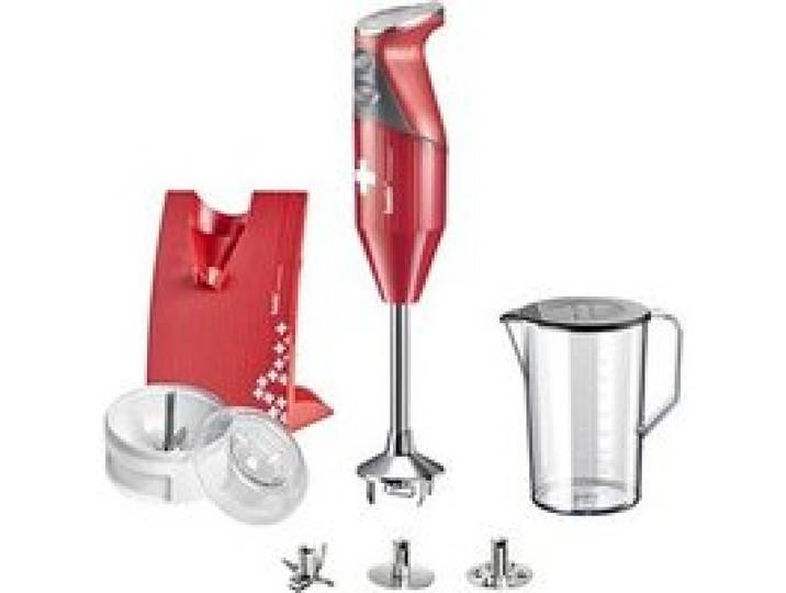 Mixeur plongeant - BAMIX - M200 SwissLine - 200W - Rouge - Multifonctions