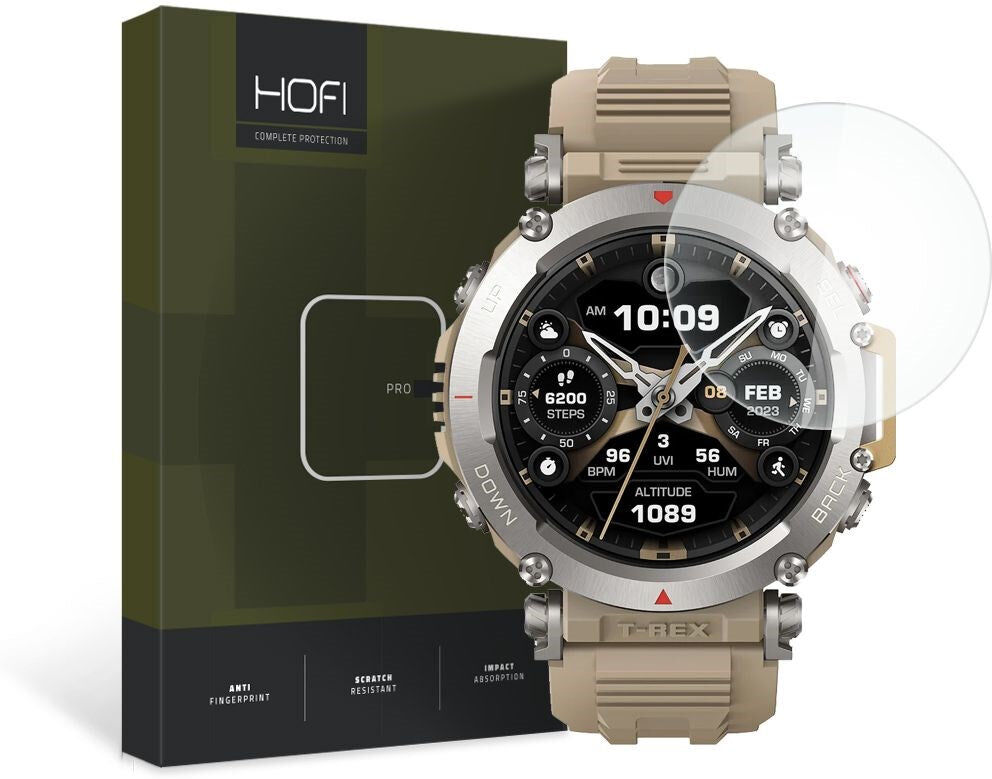 Amazfit T-Rex Ultra HOFI Glass Pro+ Hærdet Glas Skærmbeskyttelse - Gennemsigtig