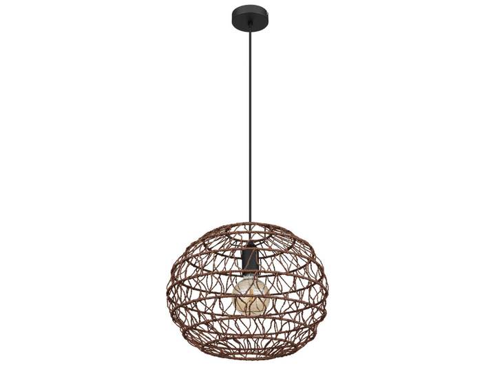 Globo Hängeleuchte, Schwarz, Dunkelbraun, Metall, Kunststoff, Papier, 120 cm, CE, Lampen & Leuchten, Innenbeleuchtung, Hängelampen, Pendelleuchte