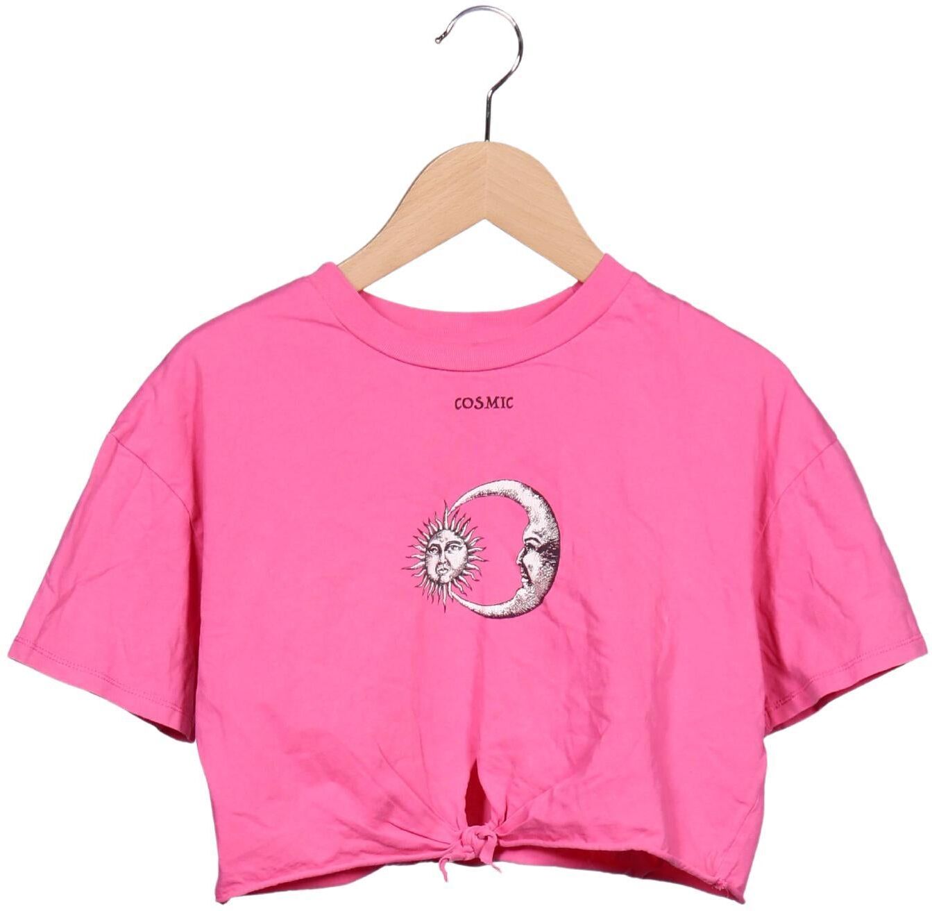 Tally Weijl Damen T-Shirt, Pink, Gr. XS, Baumwolle - Second Hand