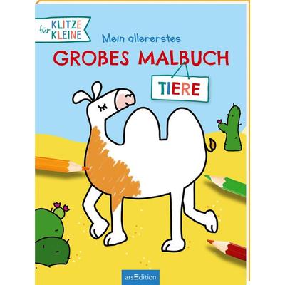 Mein allererstes großes Malbuch – Tiere, Taschenbuch von , arsedition, 978-3-8458-5137-2