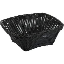 WESTMARK Brotkorb quadratisch 23x9cm - schwarz