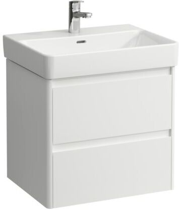 Laufen Base für PRO S Waschtischunterschrank H4112721082601 57,2x51,5x44,6cm, 2 Schubladen, weiß matt
