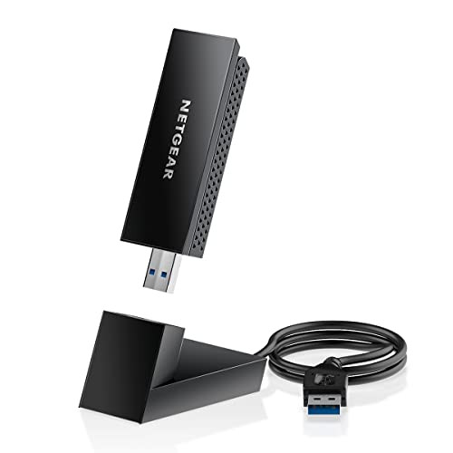 Netgear Nighthawk A8000 WiFi 6E USB 3.0-adapter AX3000 Tri-band Zwart
