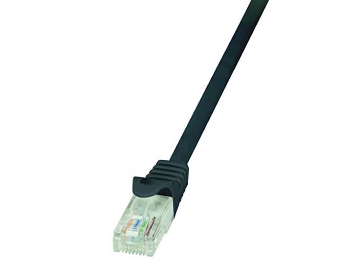 LogiLink patchkabel Cat.6 U/UTP EconLine, zwart, 1,50m
