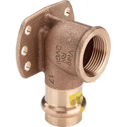 Wandscheibe PROFIPRESS-G 2625.5 22x3/4, 346706, aus Rotguss, für Gas