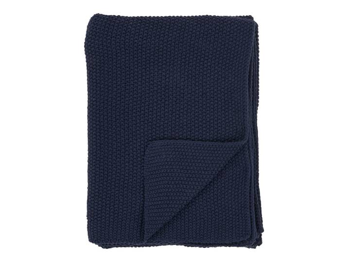 Wohndecke Santos, Dunkelblau, 130x170 cm, Heimtextilien, Wohntextilien, Decken, Kuscheldecken