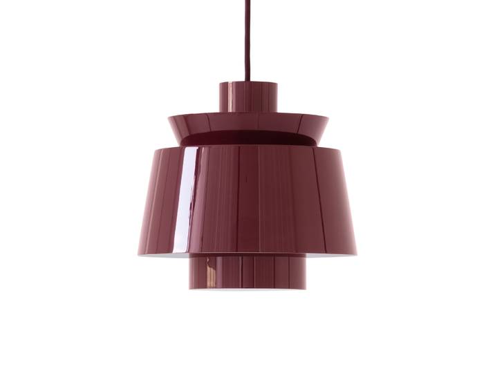 &tradition - Suspension Utzon - Rouge - Métal laqué - Designer Jorn Utzon