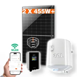 PVundSO Warmwasserset SOL-THOR mit 30 l Boiler und 2 Solarmodulen