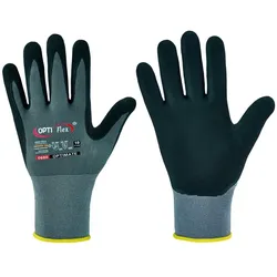 Arbeitshandschuhe OPTI Flex Optima Größe 7 - S Nitrilschaum PU beschichtet, sehr griffig, DIN EN 388 EN407