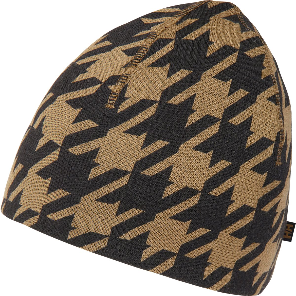 Helly Hansen HH Lifa Merino Beanie sepia houndstooth aop (718) STD 67571_718-STD