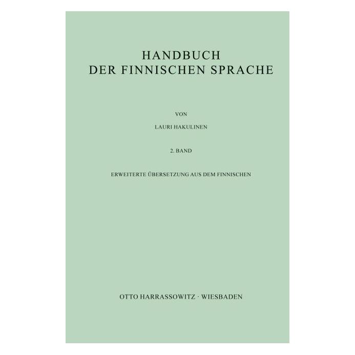 Harrassowitz Handbuch der finnischen Sprache (Deutsch, Softcover, Lauri Hakulinen) (55578081)