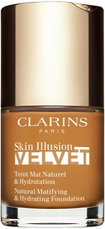 Clarins Skin Illusion Velvet fond de teint liquide fini mat effet nourrissant teinte 117N 30 ml