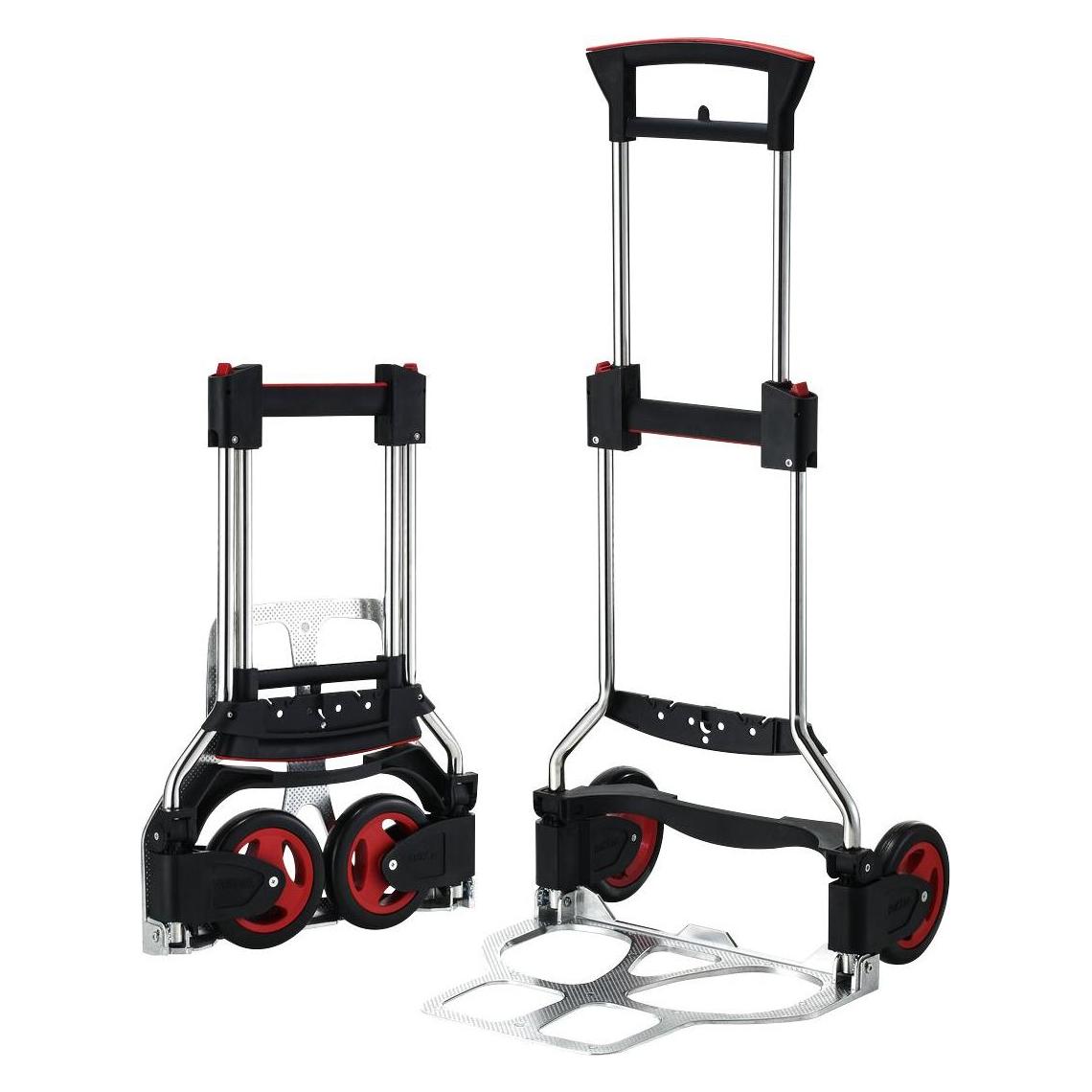 HP Autozubehör Transportkarren klappbar Edelstahl Aluminium Höhe 1130 mm Schaufellänge 410 mm Schaufelbreite 490 mm (125 kg) (2234-81V3)