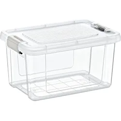 Vorratsbox 2500ml transparent - ideal für Müsli, Mehl, Zucker, Reis - hygienische Aufbewahrung, Schutz vor Motten, Staub - Küche, Kühlschrank