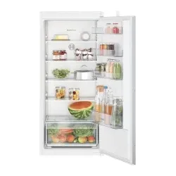 KIR41NSE0 Einbau Kühlschrank 123cm Nische MultiBox EcoAirFlow LED-Beleuchtung Schlepptür EEK:E