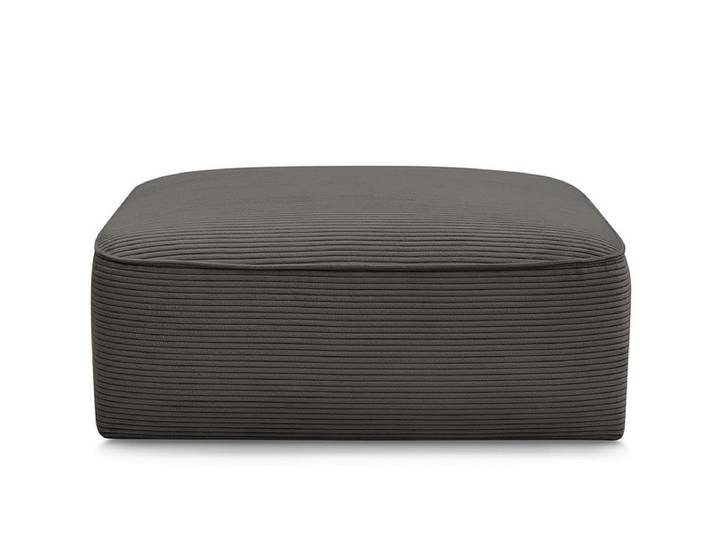 Hocker BOBOCHIC LEOPOLD 90x96x42cm cord-stoff taupe