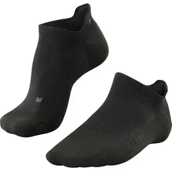 FALKE GO2 Invisible Herren Füßlinge, Größe 39-41 in Schwarz Schwarz