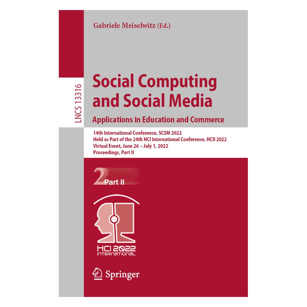 Springer Social Computing and Social Media: Applications in Education and Commerce (Englisch, Softcover, Gabriele Meiselwitz) (56836346)