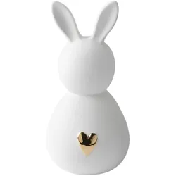 Bunny Kleine dekorative Figur 29 cm goldenes Herz