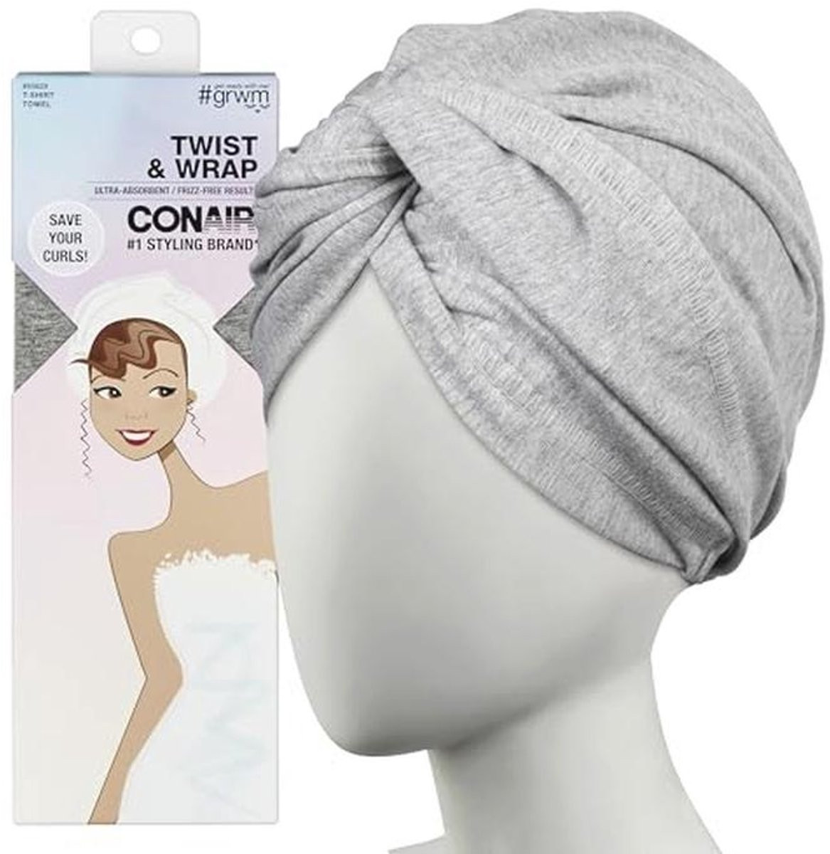 Twist & Wrap Katoenen Handdoek