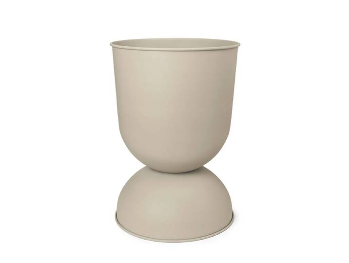 Ferm Living - Hourglass Blumentopf large, Ø 50 x H 73 cm, cashmere