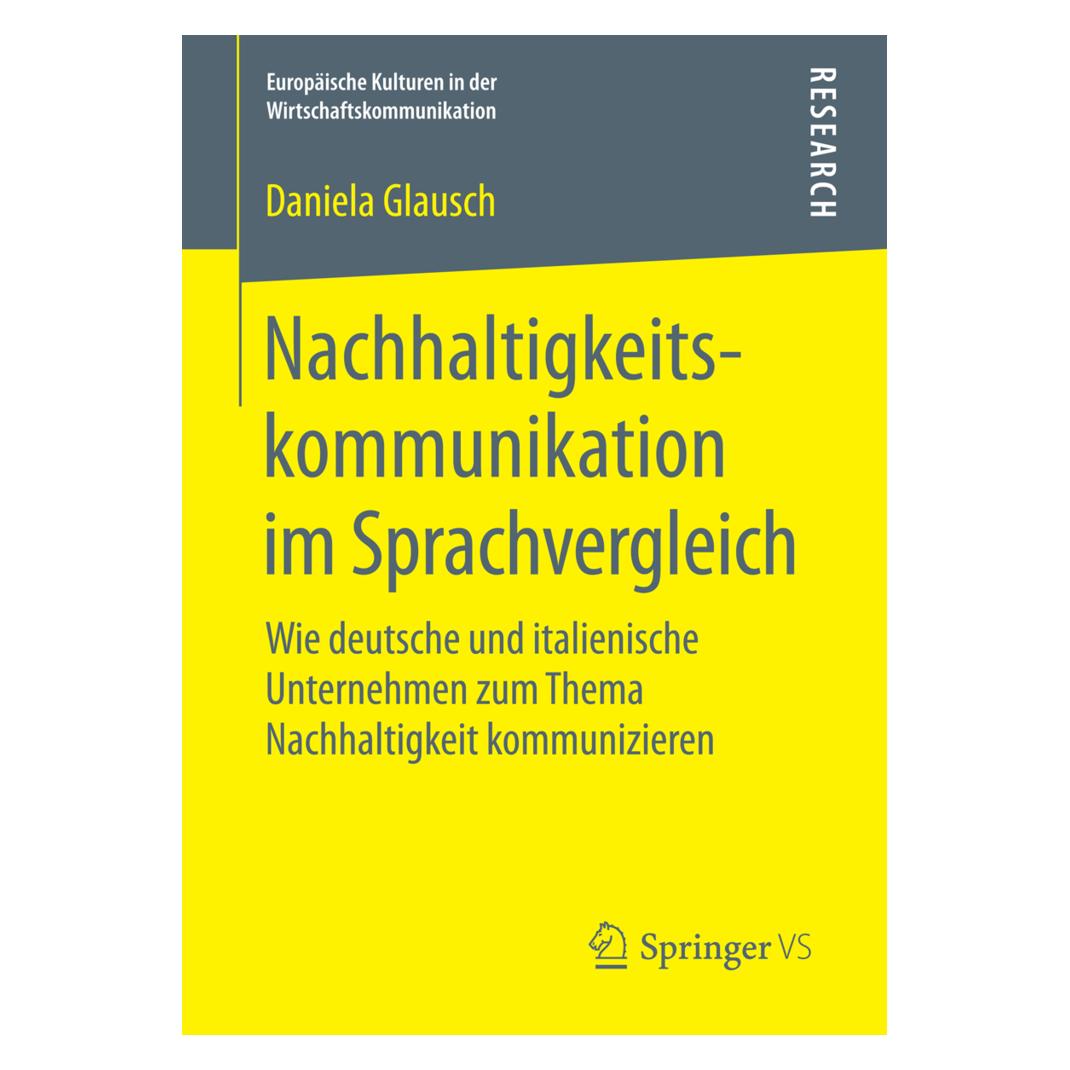 Springer Nachhaltigkeitskommunikation im Sprachvergleich (Deutsch, Softcover, Daniela Glausch) (55855282)