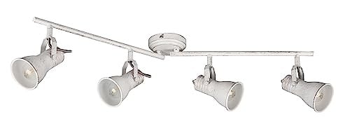 Trio Leuchten Plafondlamp Steam 813400427 Wit Antiek Metaal