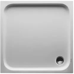 Duravit Quadrat-Duschwanne D-Code 720103000000001 Einbauversion, 1000 x 1000 mm, weiss mit Antislip