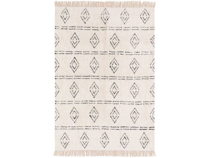 Tapis en coton lavable crème 200x300