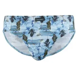 Bruno Banani Long Beach Sportslip Blau Muster Polyester Large Herren