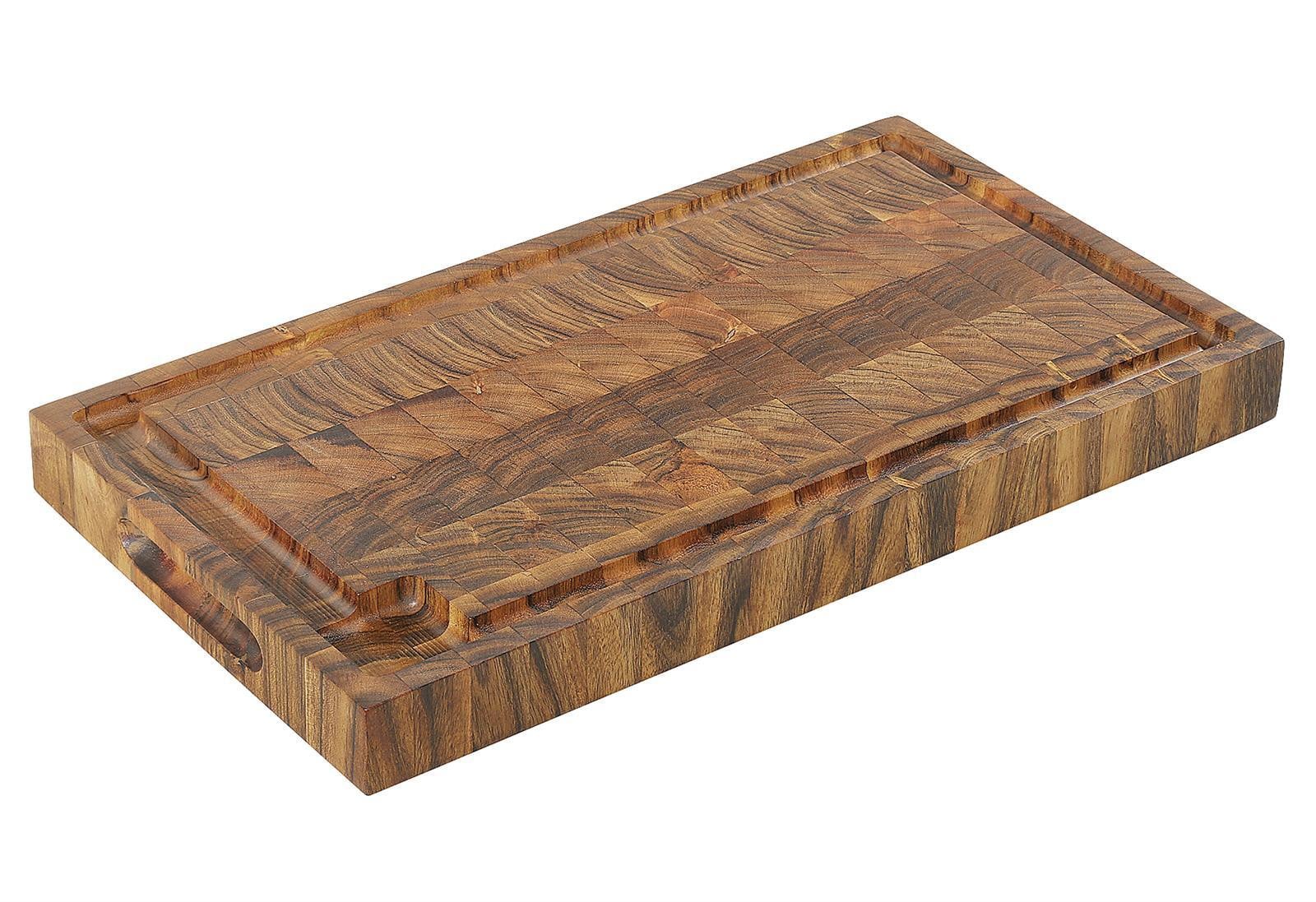 Zassenhaus hakblok van acaciahout, 45 x 25 x 4 cm