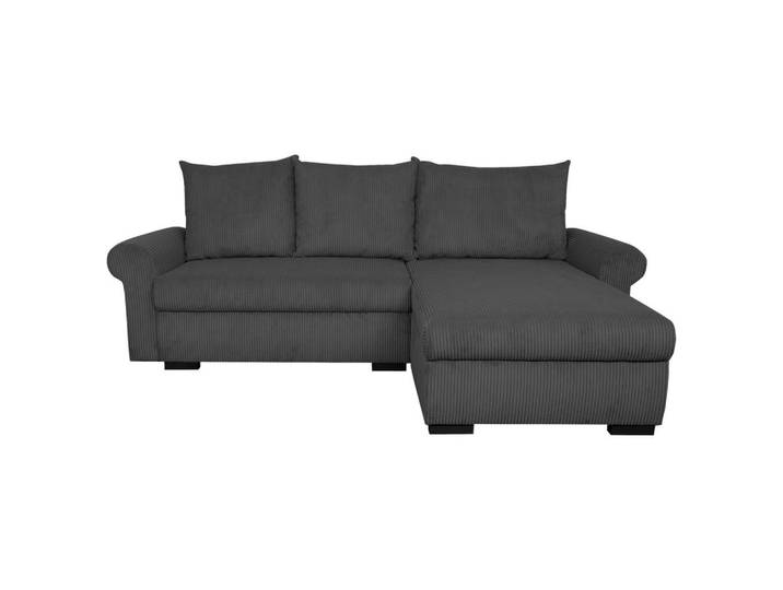 ECKSCHLAFSOFA Vasco, Anthrazit LF: 233x168cm