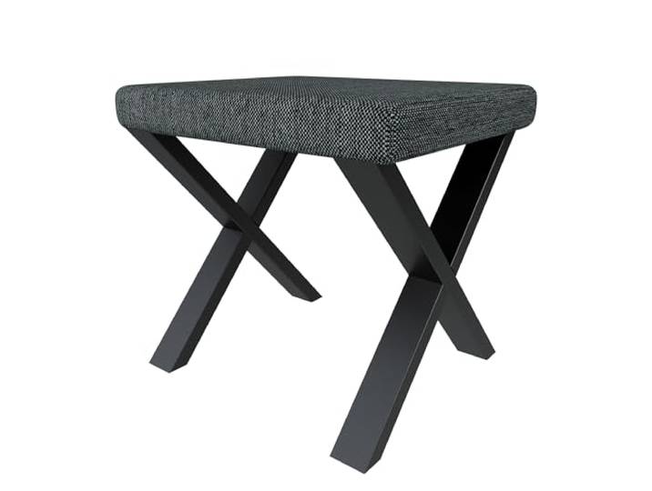 FURNISTAR Bank Akiko Metal X - Eckbankgruppe für Ihrem Esszimmer, Küche modern, Sitzecke, Essecke. Perfekt für Küche, Büro und Rezeption. Solide und Starke Verarbeitung. (50x44-Inari96)