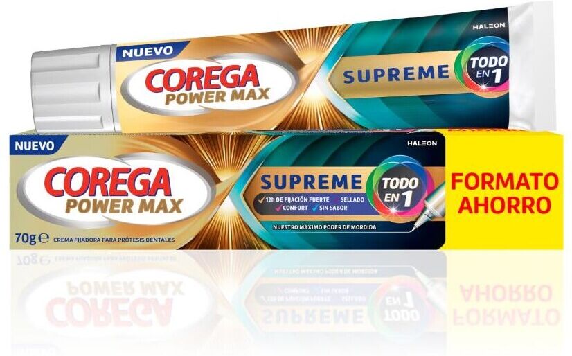 Corega Power Max Supreme Todo en 1 70 gr