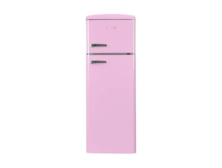 Kühl-/Gefrierkombination SPC KS3777-6, Rechts , Energieeffizienz: C, rosa, Rechtsanschlag, Kühlschränke, Kombigerät mit Kühlschrank und Gefrierschrank, Kühl-/Gefrierkombination