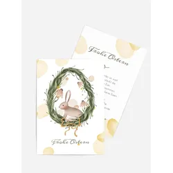 Osterkarten selbst gestalten mit Spruch und Fotos im Onlinedesigner bei Meine-Kartenmanufaktur.de