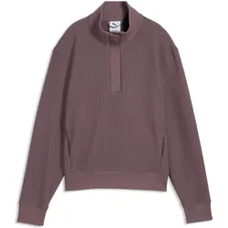 Puma, Damen, Laufjacke, W Boulder 1/2 Zip BN (XS), Braun