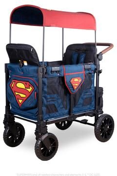 WonderFold W-Luxe Pro Series Superman Stroller Wagon