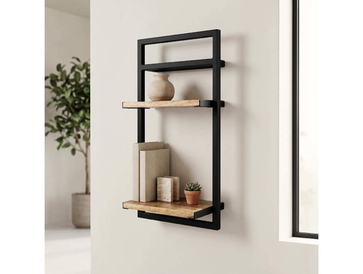 Etagère bois et métal 30 X 60 - Selfsh