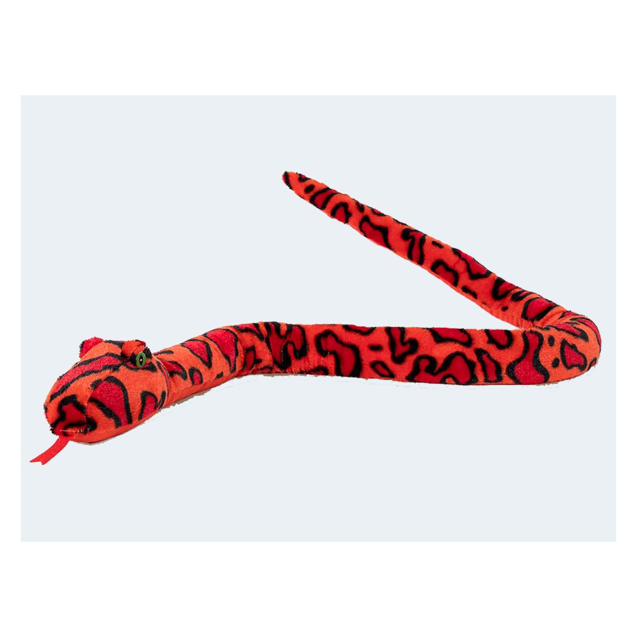 Semo Stofftier Schlange 150 cm, rot, Kuscheltier Plüschtier Schlangen (150 cm) (SNO-59LR05)